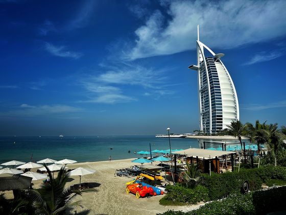 Burj Al Arab from the Beach